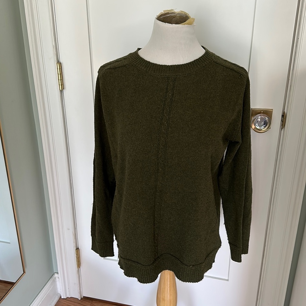 New sweater olive green